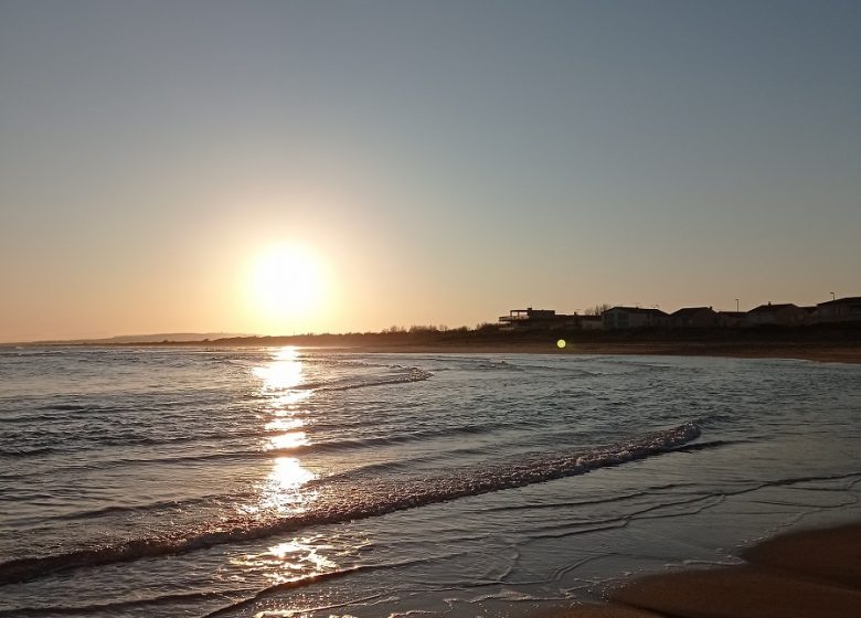 EN 1ERE LIGNE  ET ACCÈS DIRECT A LA PLAGE AU „FLOTS BLEUS“ A VALRAS-PLAGE